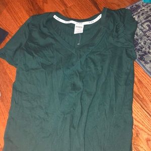 scoop green PINK tee